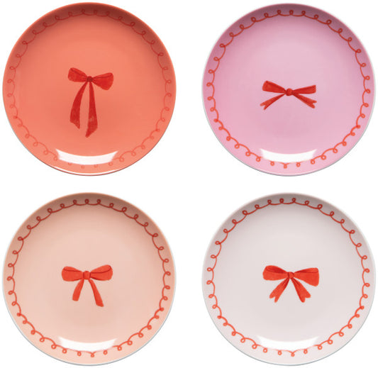 Bowtique Appetizer Plates Set