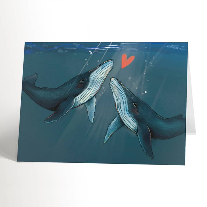 Blue Whales Card