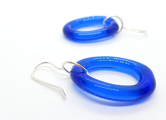 Glass Loop Earrings