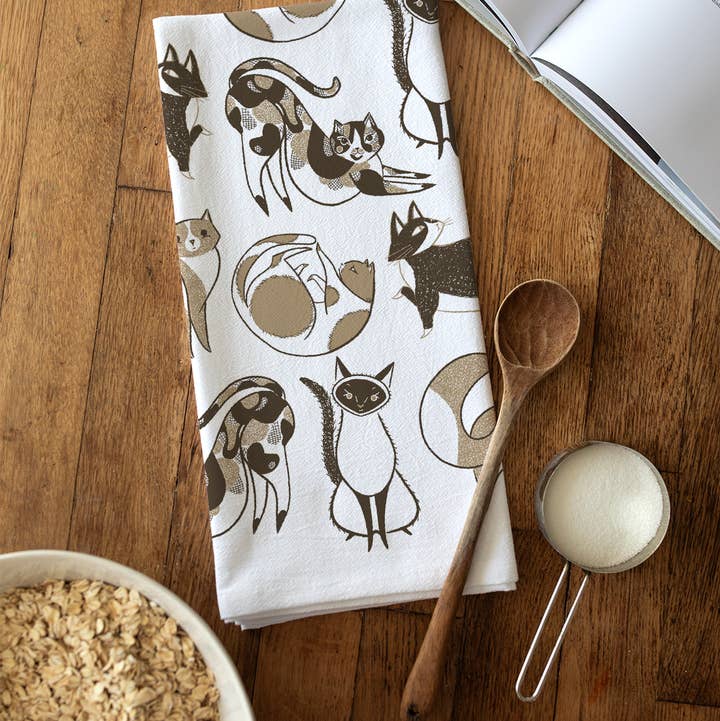 Cat Tea Towel