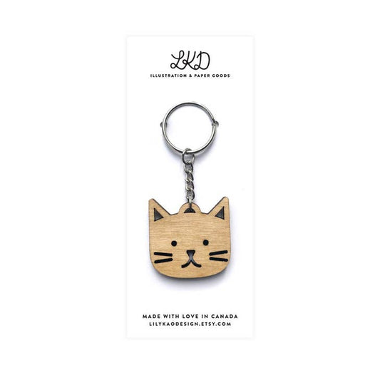 Lily Kao Wooden Keychains