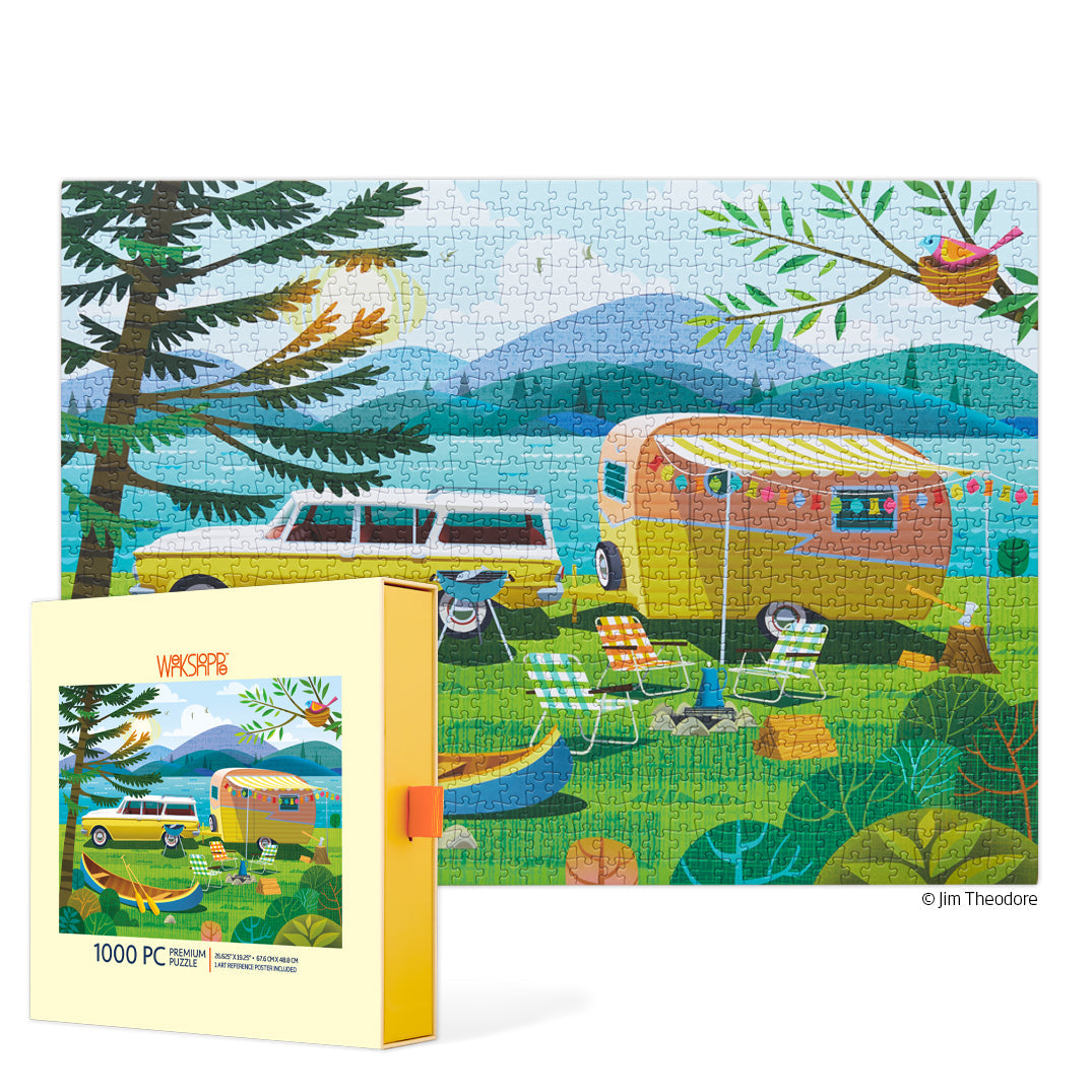 Happy Camper 1000 Piece Puzzle
