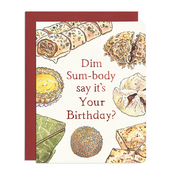Dim Sum Birthday Card