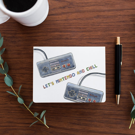 Nintendo and Chill Card