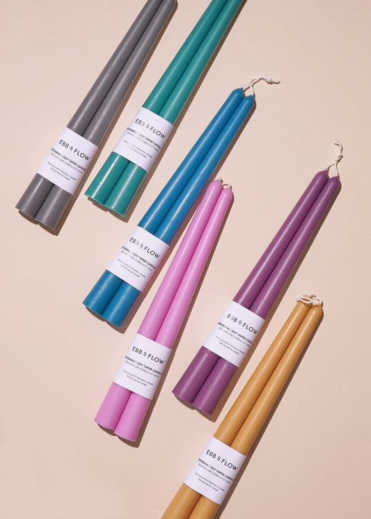 Beeswax & Soy Blend Taper Candles