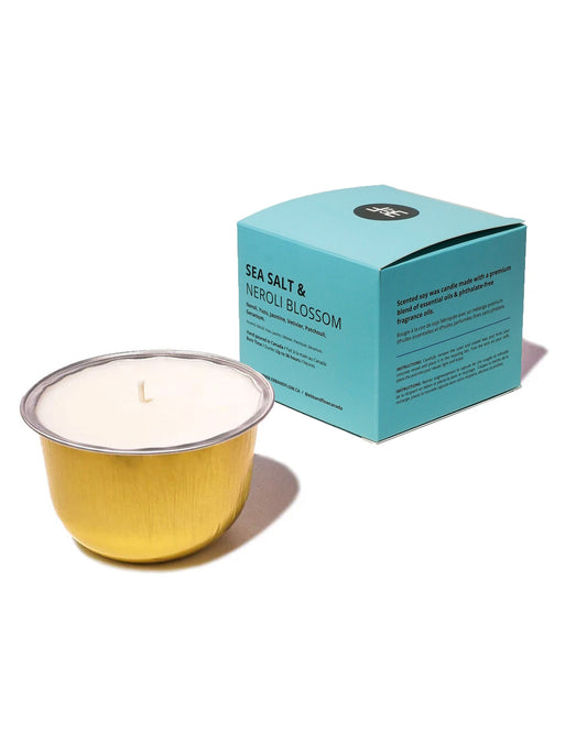 Sea Salt & Neroli Blossom Refillable Concrete Candle