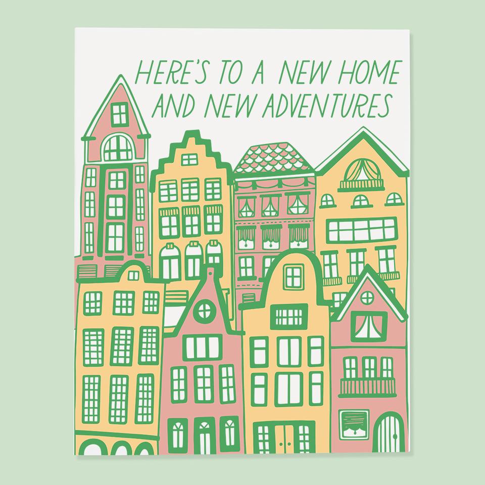 New Adventures, New Home Card