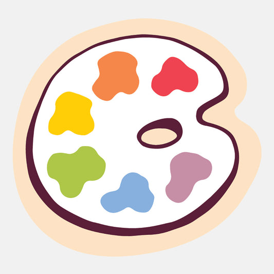 Paint Palette Sticker