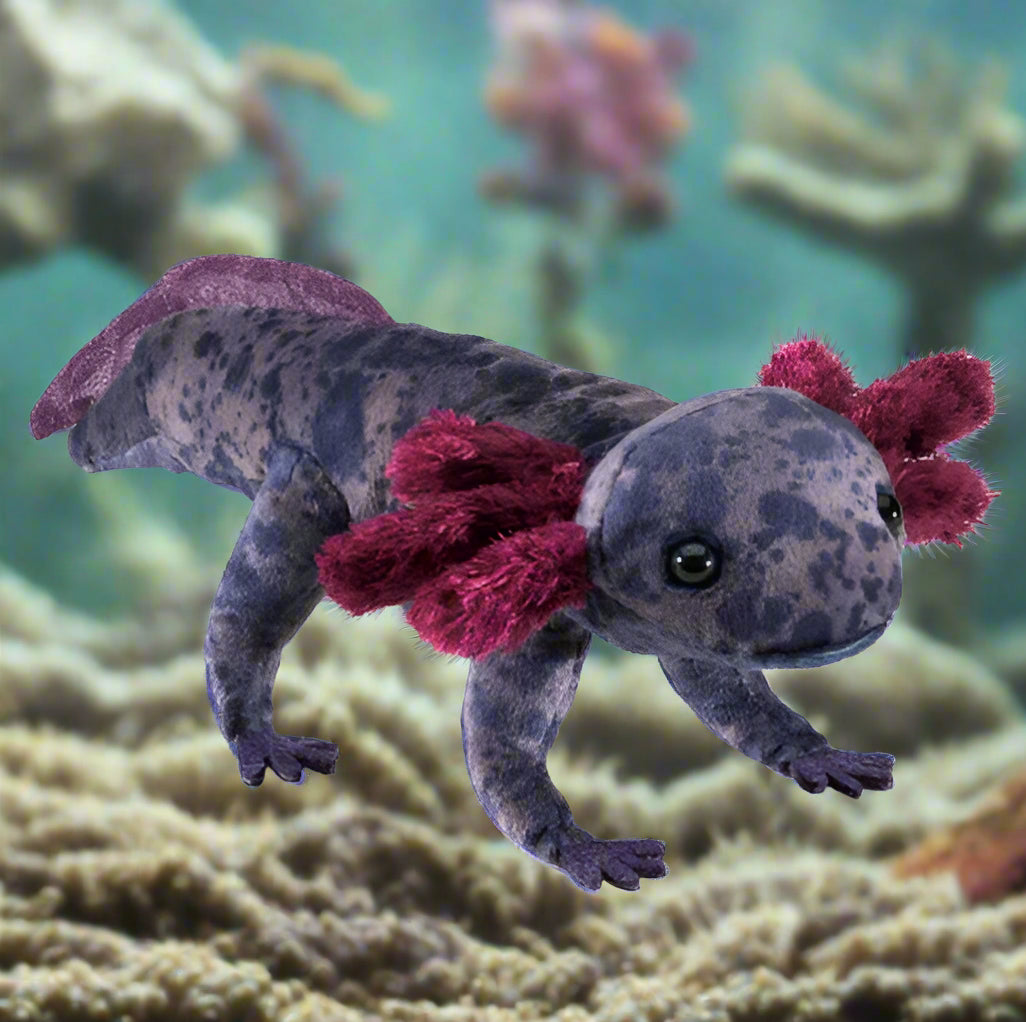 Black Axolotl Puppet