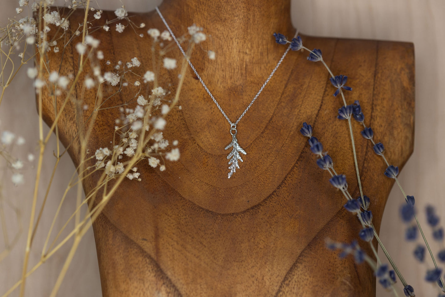 Cedar Pendant Necklace