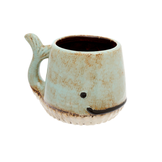 Aqua Whale Mug