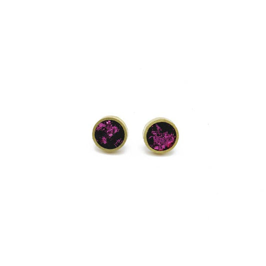 Concrete Framed Small Earrings