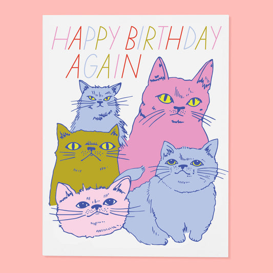 Cats Again Card