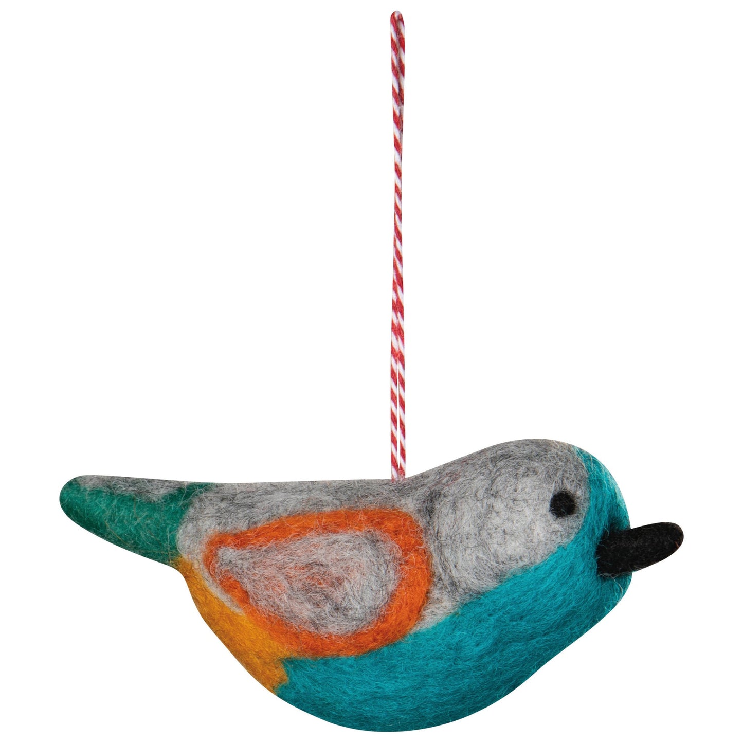 Felted Wool Bird Ornament