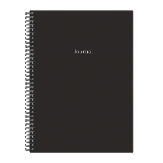 Black Hardcover Spiral-bound Journal (Small)