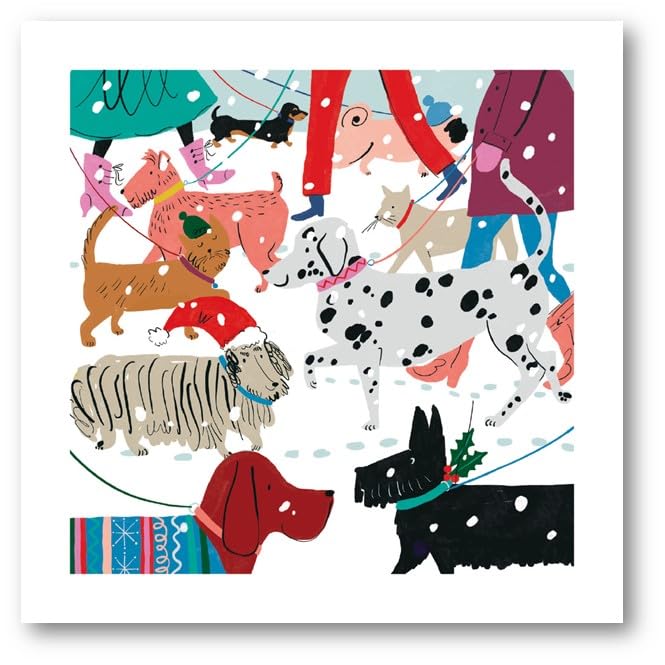 Snowy Paws Holiday Boxed Cards (Set of 8)