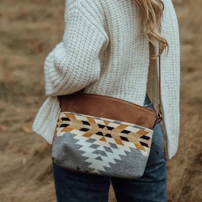 Brown Orion Tofino Crossbody Bag