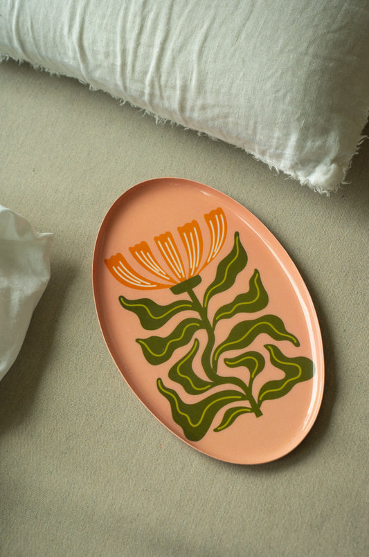 Petal Pop Enameled Tray
