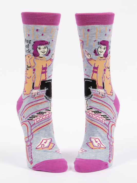 My Dog Is Cool As Fuck W-Crew Socks