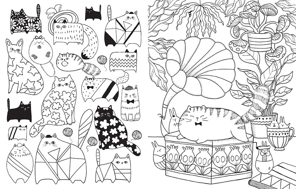 A Million Cute Animals: Adorable Animals to Color