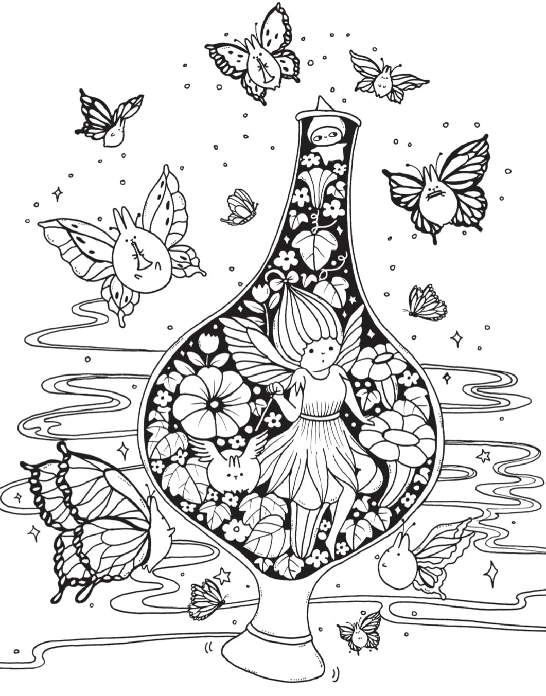 A Million Magical Creatures: Enchanting Characters to Color