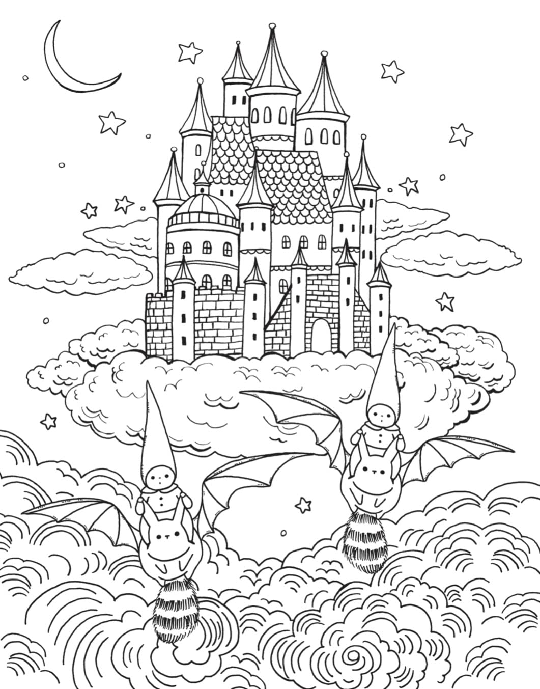 A Million Magical Creatures: Enchanting Characters to Color