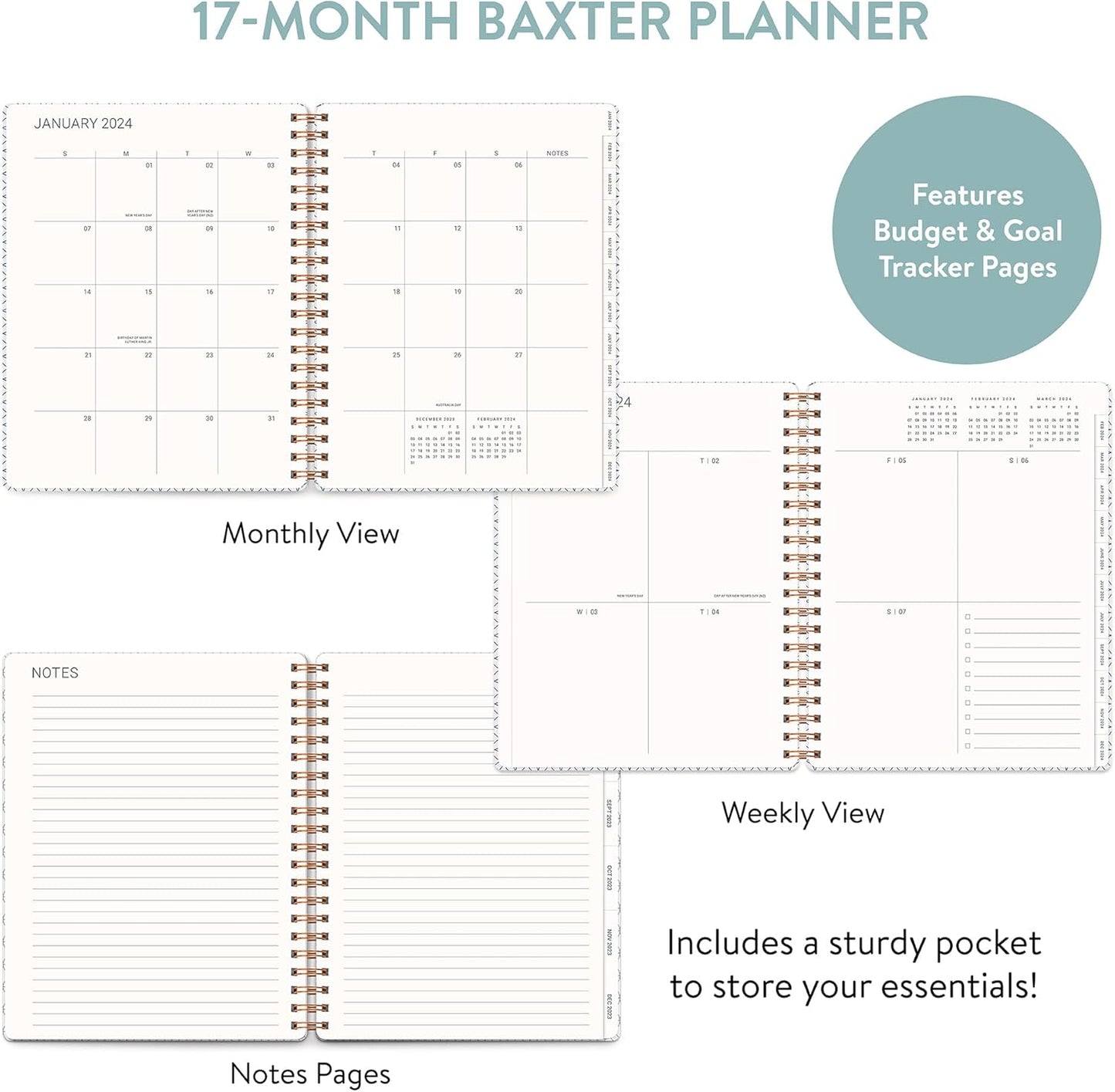 Oxford Blue Baxter 2026 Planner
