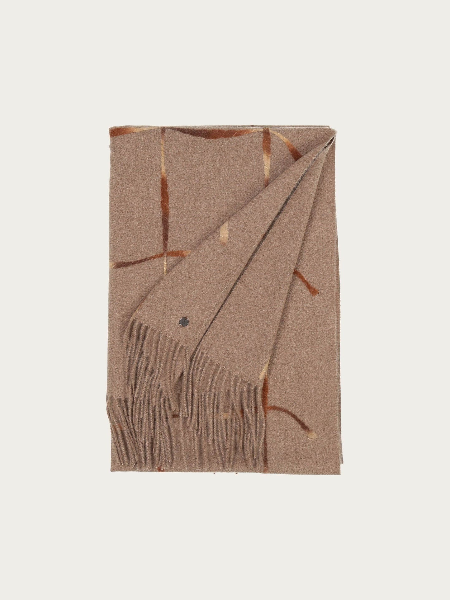 Stole with Window Pane Check