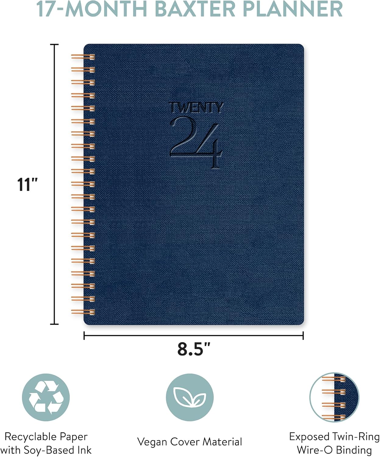 Oxford Blue Baxter 2026 Planner