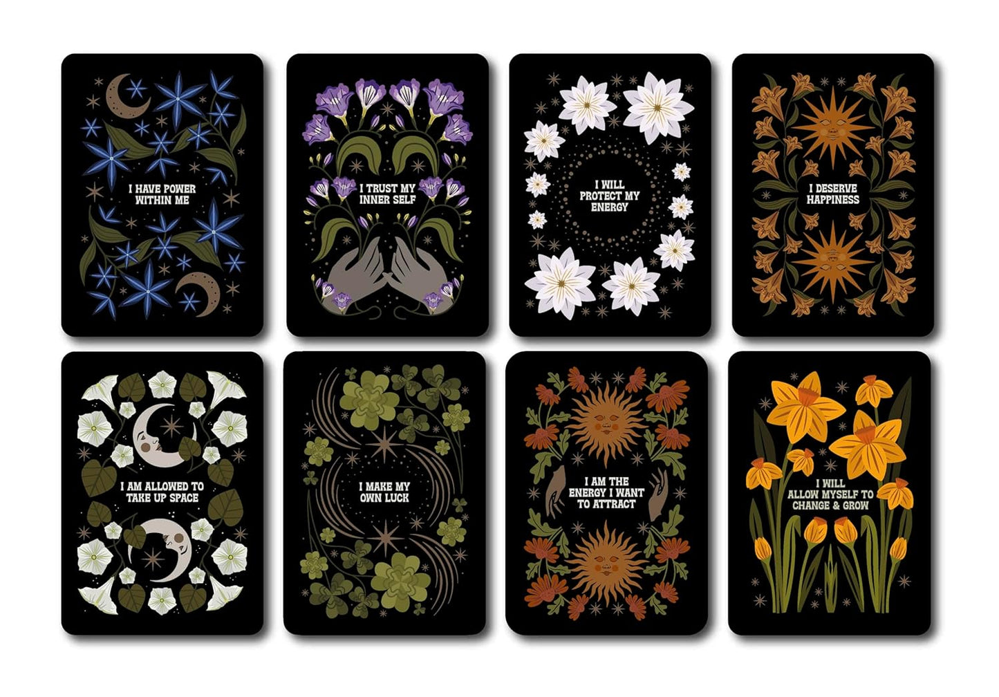 Celestial Flora Affirmations Deck