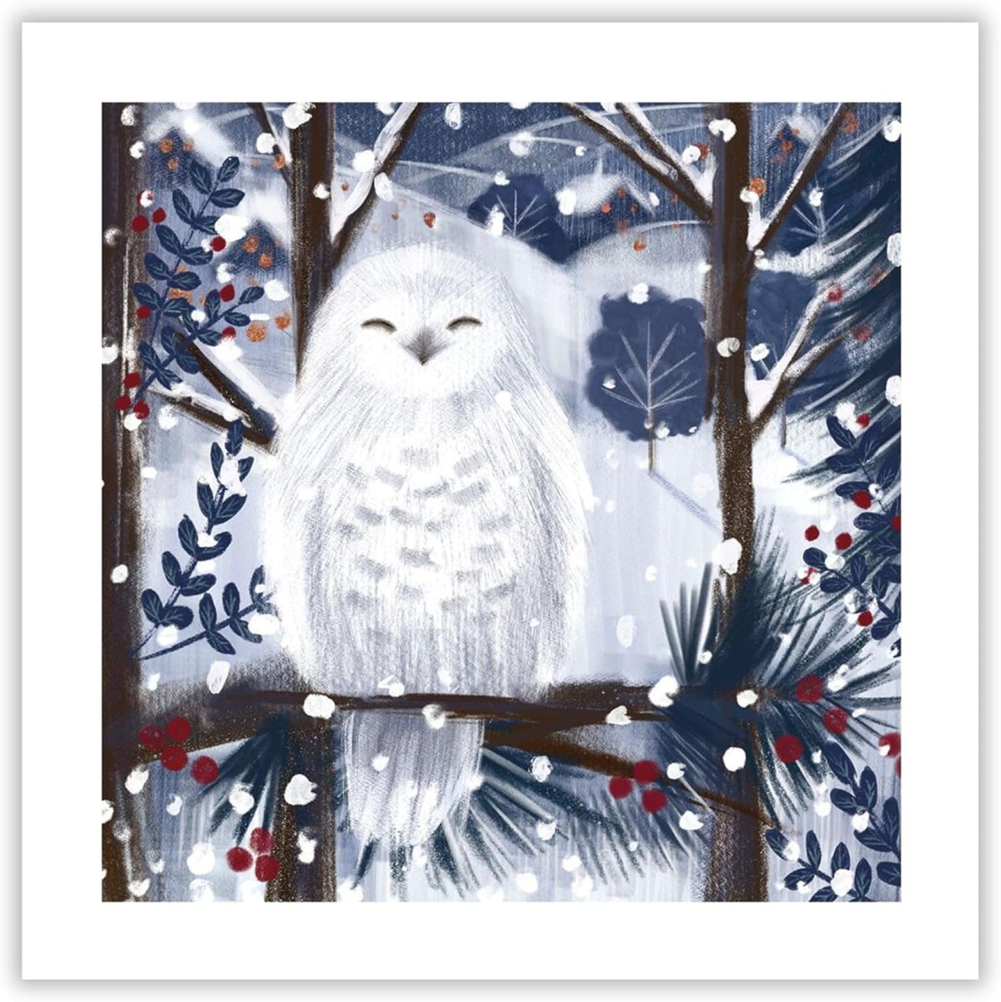 Snowy Owl Holiday Boxed Cards (8 cards)
