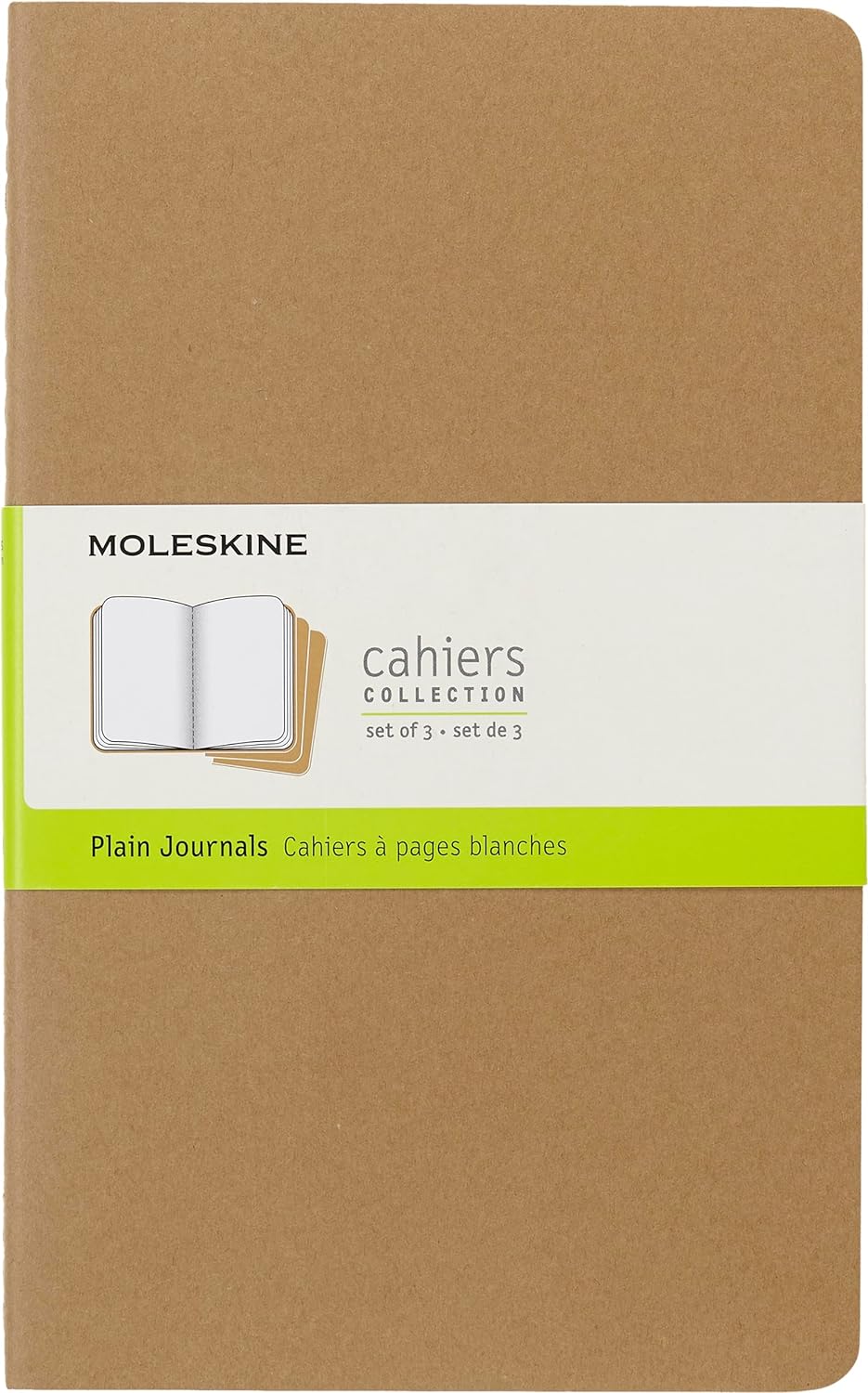 Moleskine Plain Softcover Journal Set of 3