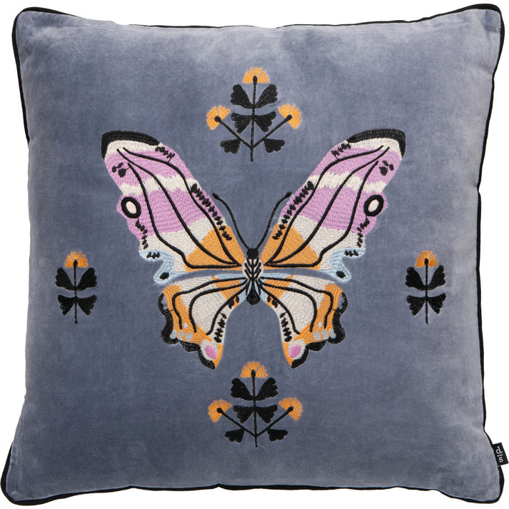 Aurora Embroidered Throw Pillow