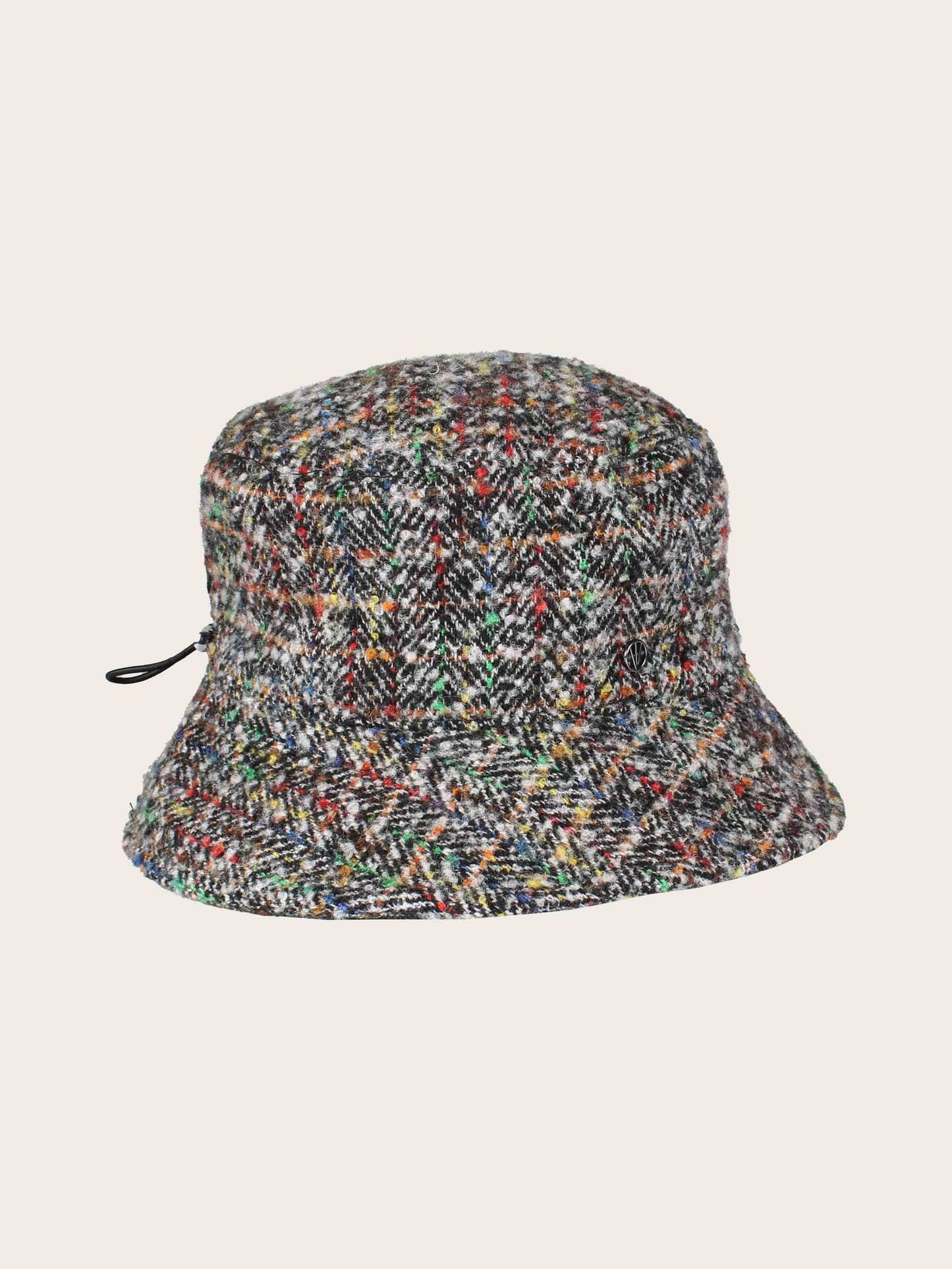 Checkered Pattern Lined Bucket Hat
