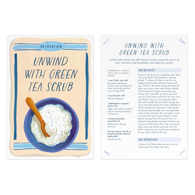 Blissful Baths Ritual Card Deck