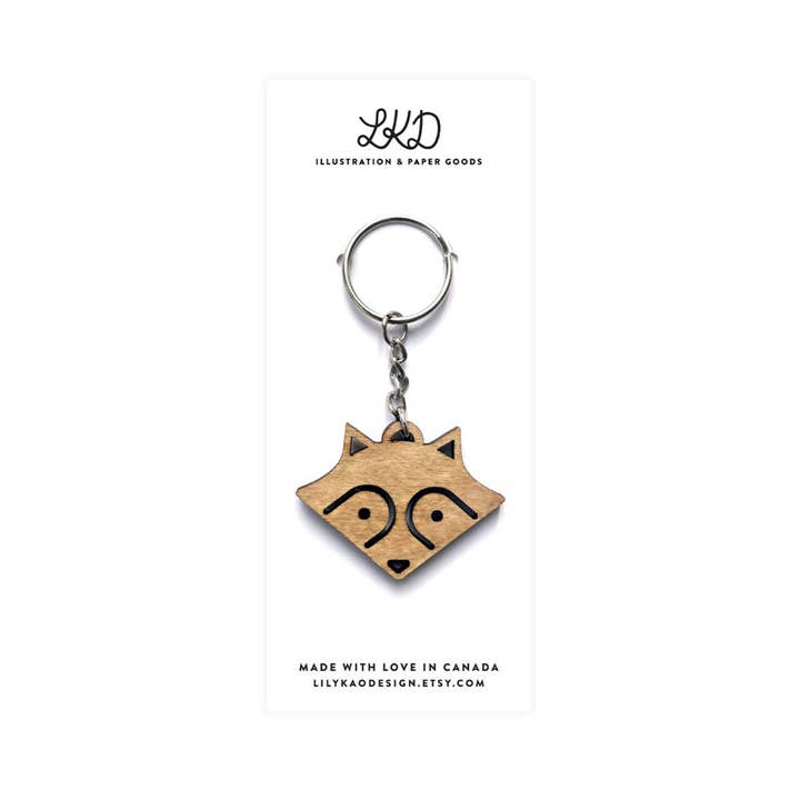 Lily Kao Wooden Keychains
