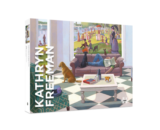 Kathryn Freeman The Sunday Paper 1000 Piece Puzzle