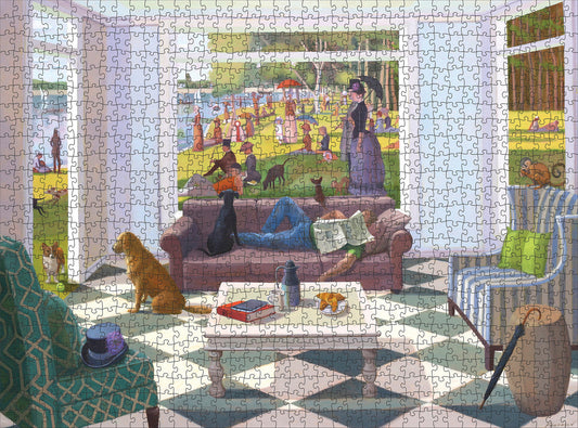 Kathryn Freeman The Sunday Paper 1000 Piece Puzzle