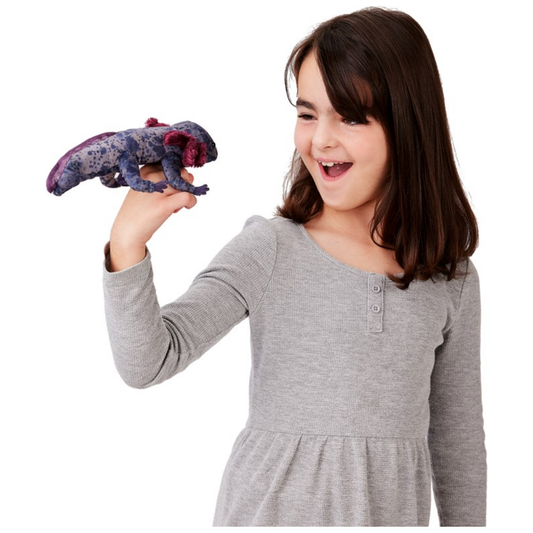 Black Axolotl Puppet