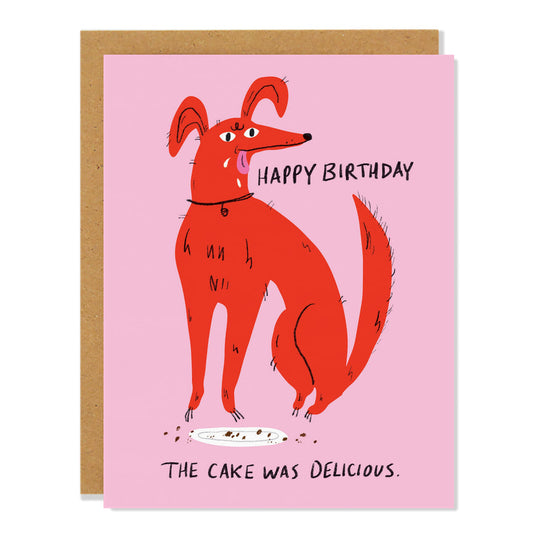 Delicious Cake Birthday Card