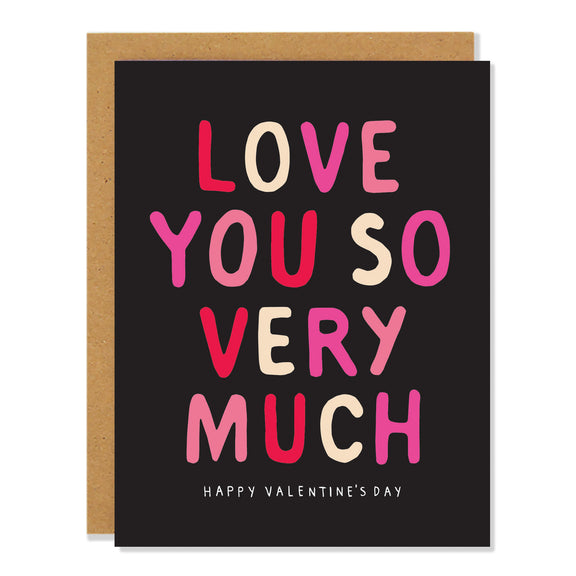 Love You Valentine Card