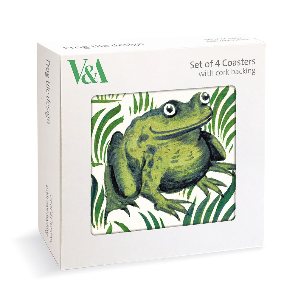 V&A Frog Tile Coasters