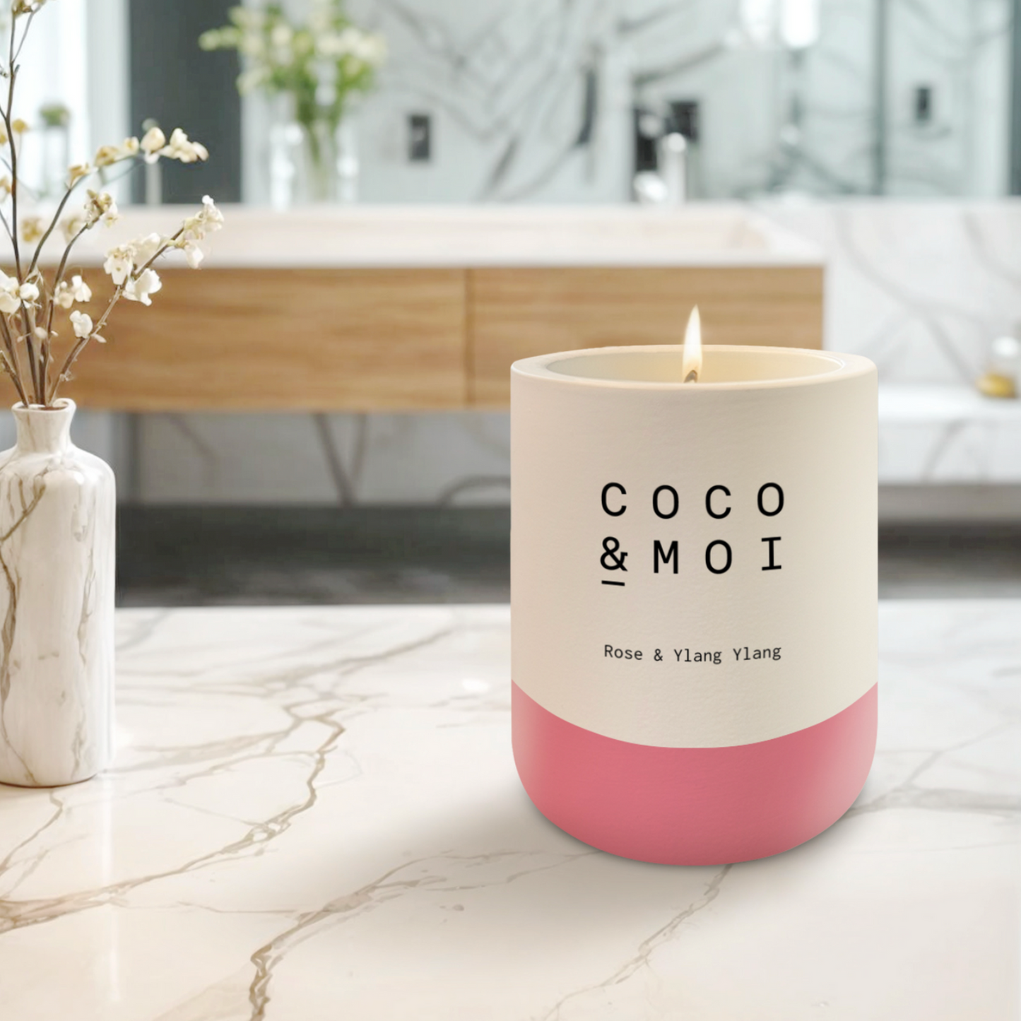 Rose & Ylang Ylang Candle