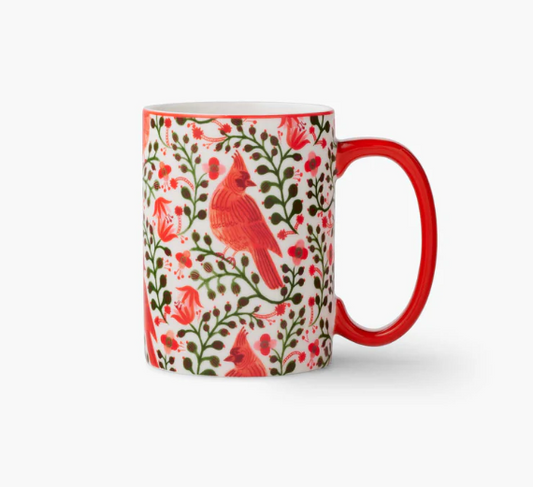 Cardinal Holiday Porcelain Mug
