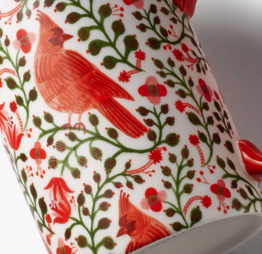 Cardinal Holiday Porcelain Mug