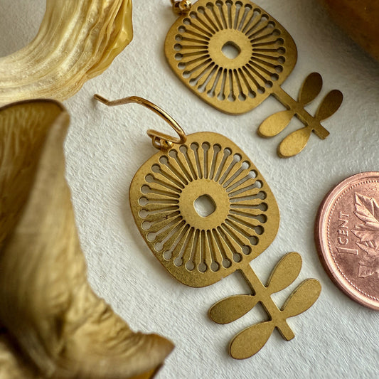 Blómi Floral Design Drop Earrings