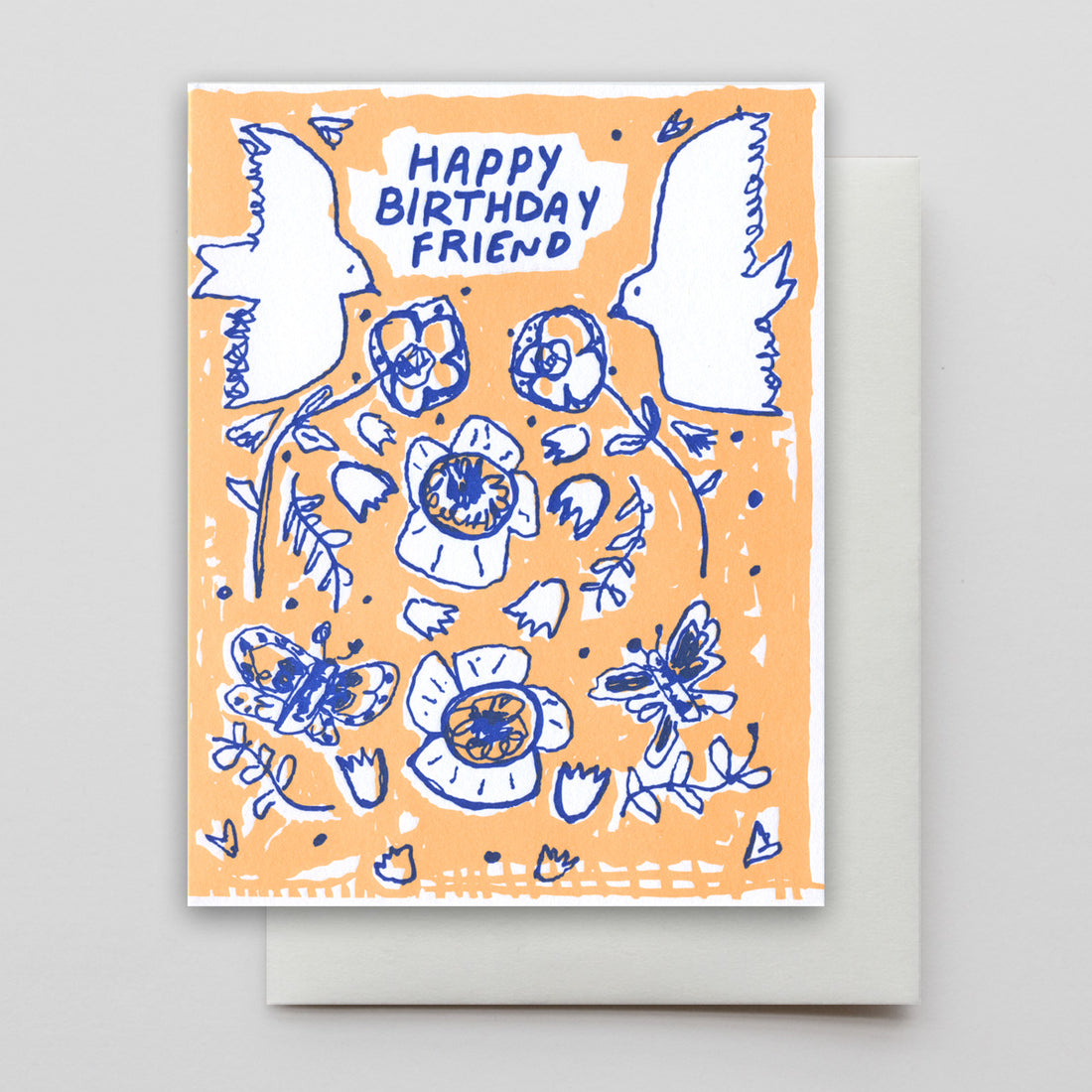 Birthday Birds & Butterflies Card