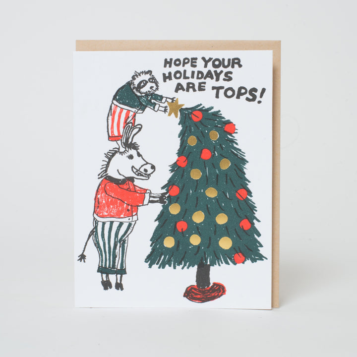 Tops Holiday Tree Card