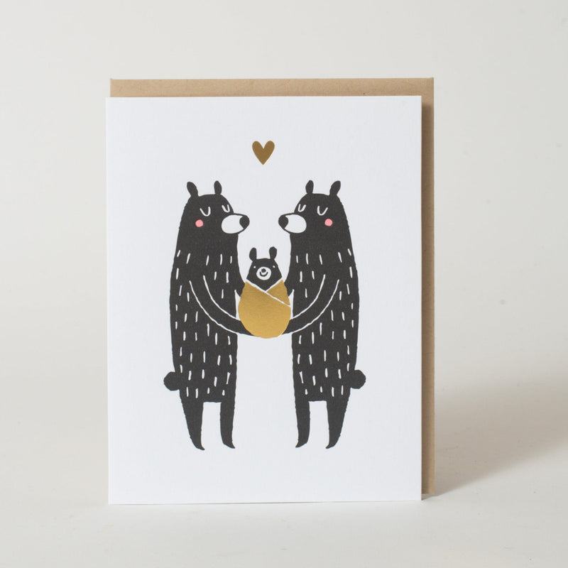 Baby Black Bear Card
