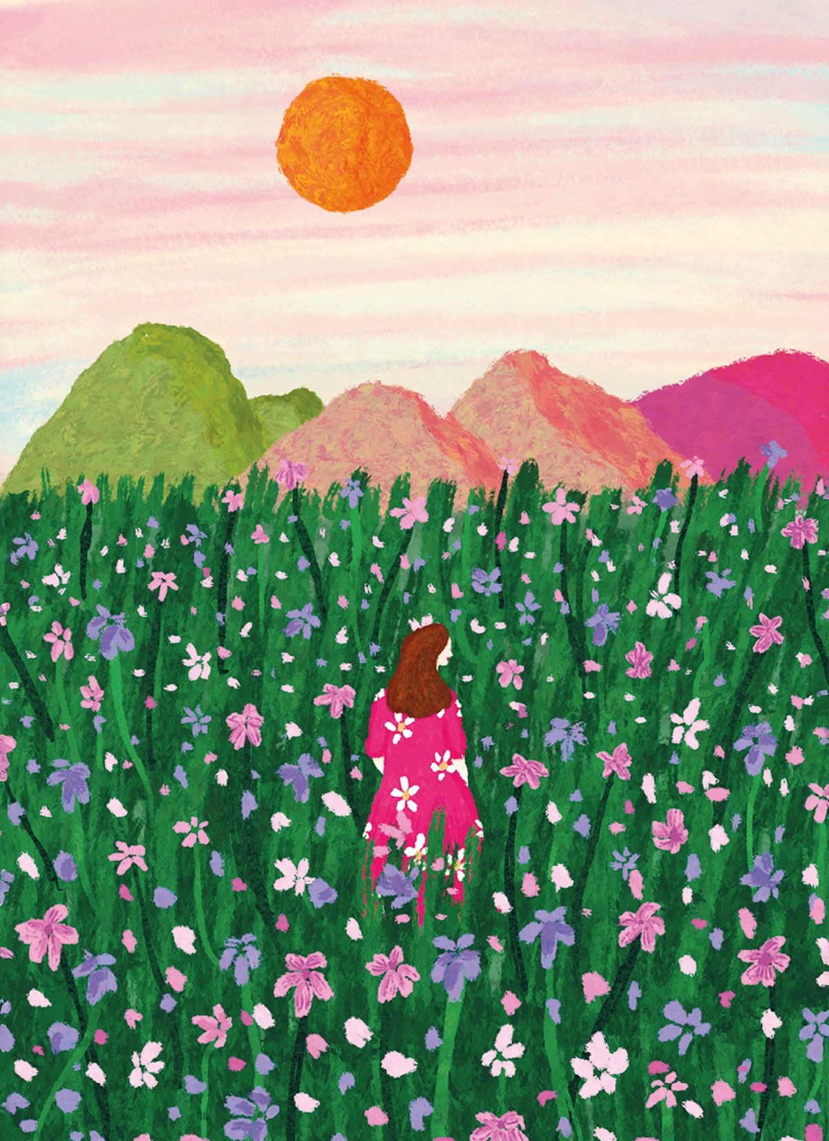 In The Wildflowers Card